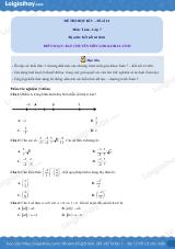 Đề thi học kì 1 Toán 7 - Đề số 14 - Kết nối tri thức